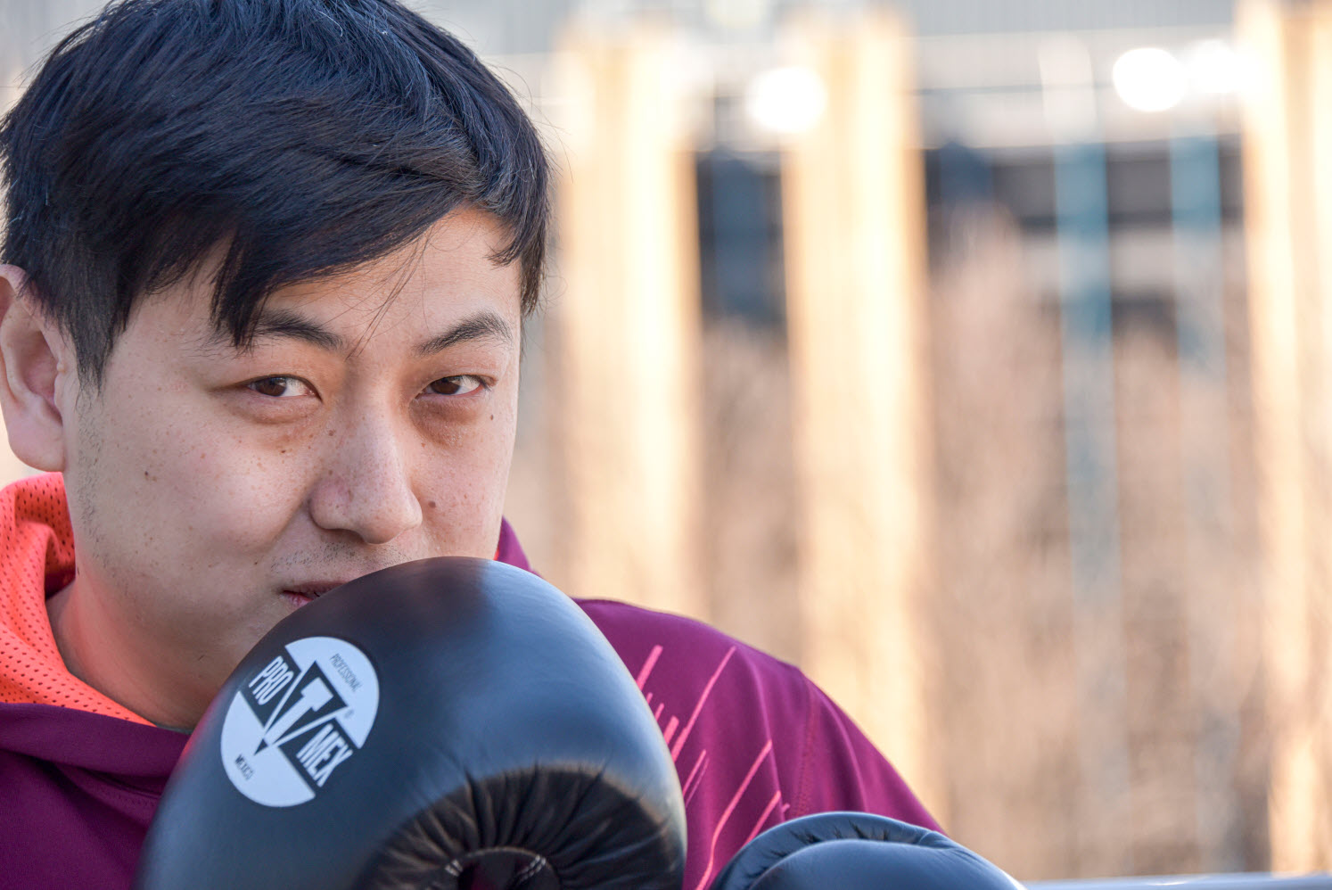 Alexander Ng prepares for Fight Night 