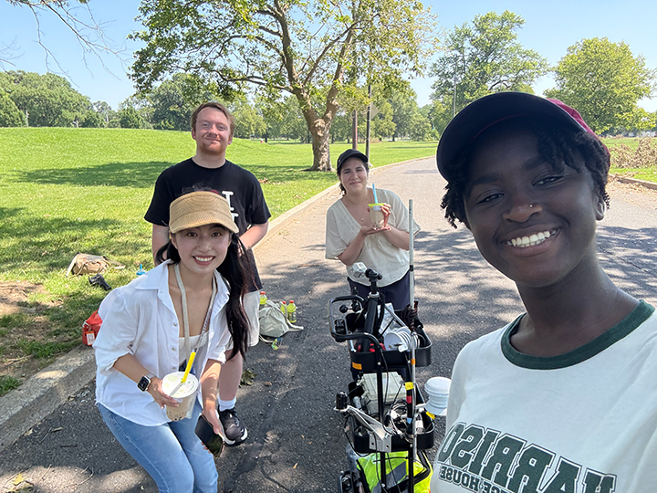 Zhan Shi, Dylan York, Nafisa Bangura, and Angelica Dadda